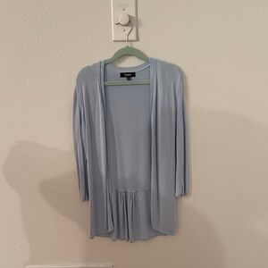 Premise Studio Soft Blue Knit Top